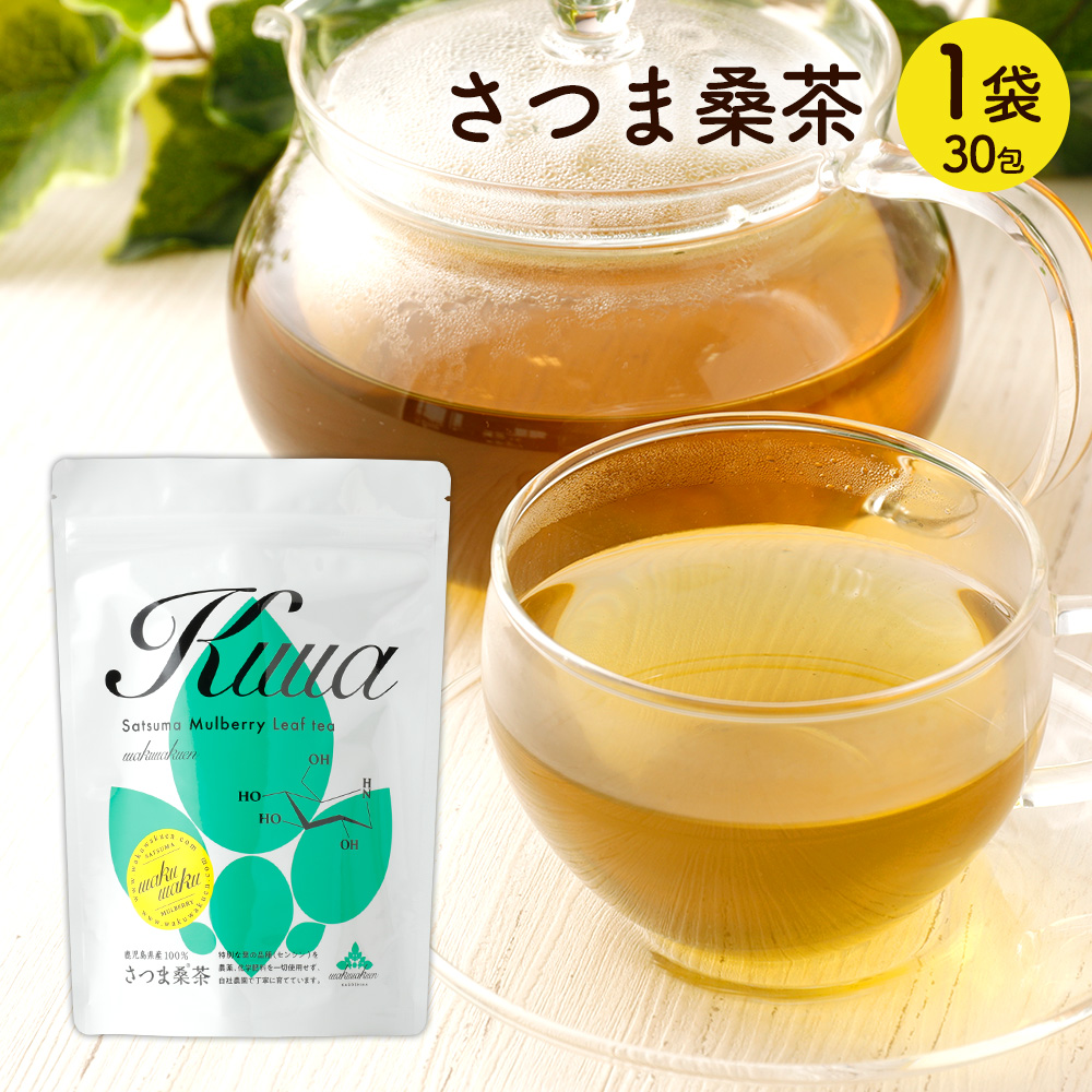 (さつま桑茶 30包（2g×30）) 桑の葉茶  桑 お茶 健康 対策 制限 ノンカフェイン 国産 桑の葉 ティーバッグ くわ 温活 桑葉